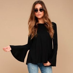 Lulu’s Black Open Back Top